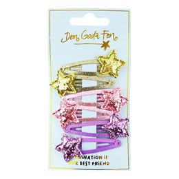 Hårspännen Stjärnor Glitter