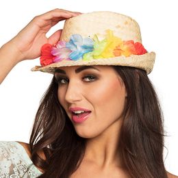 Hatt Aloha med Blomstergirlang