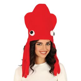 Hatt Bläckfisk Röd