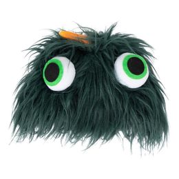 Bildspel - Hatt Fluffigt Monster Mörkgrön