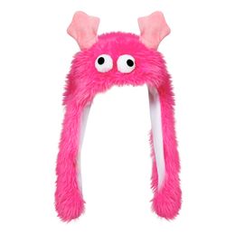 Lysbildefremvisning - Hat Fluffy Monsters Lyserød