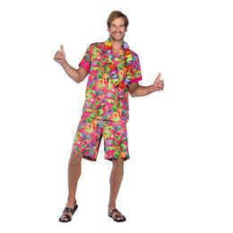 Hawaii Partykille Rosa Maskeraddräkt