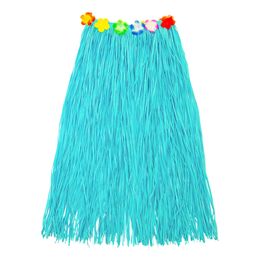 Bildspel - Hawaiikjol med Blommor Blå