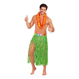 Bildspel - Hawaiikjol med Blommor Grön