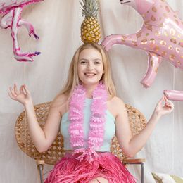 Diaesitys - Havaijikranssi Vaaleanpunainen