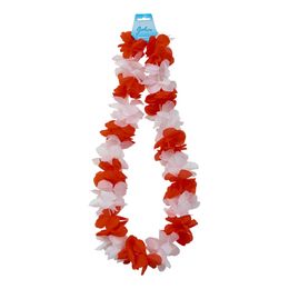 Hawaiikrans Rød/Hvid