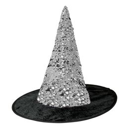 Bildspel - Häxhatt Vändbar med Paljetter Lila/Silver