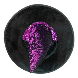 Bildspel - Häxhatt Vändbar med Paljetter Lila/Silver