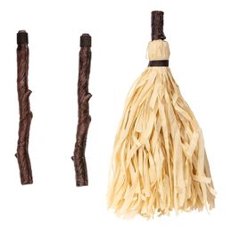 Bildspel - Häxkvast Brun i Plast