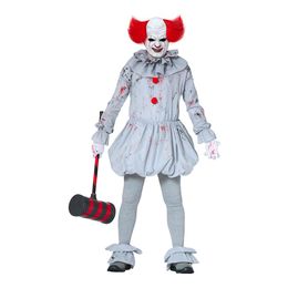 Blodig Skräckclown Maskeraddräkt