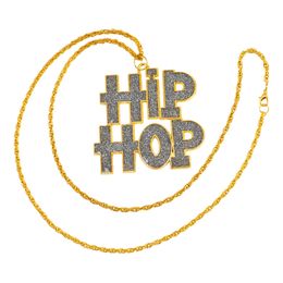 Bildspel - Hip Hop Halsband Guld