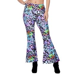Hippie Byxor Leopard Flerfärgade