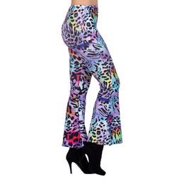 Bildspel - Hippie Byxor Leopard Flerfärgade