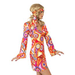 Bildspel - Hippie Flerfärgad Maskeraddräkt