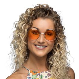 Lysbildefremvisning - Hippiebriller Store Oransje