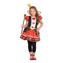 Hjärter Dam Barn Maskeraddräkt