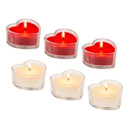 Sydämenmuotoiset Tuoksukynttilät Valkoiset/Punaiset