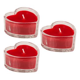 Diaesitys - Sydämenmuotoiset Tuoksukynttilät Valkoiset/Punaiset