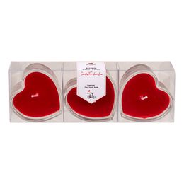 Diaesitys - Sydämenmuotoiset Tuoksukynttilät Valkoiset/Punaiset