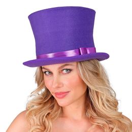 Lysbildefremvisning - Høj hat Lilla