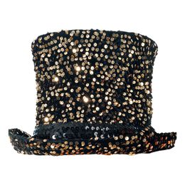 Höghatt med Paljetter Brons