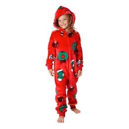 Hohoho Röd Onesie för Barn