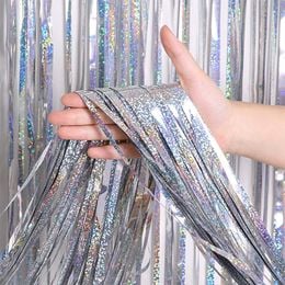 Bildspel - Glitterdraperi Holografiskt