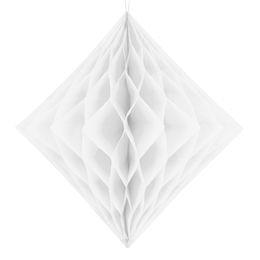 Honeycomb Diamant Hvit