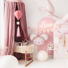 Bildspel - Honeycomb Luftballong Rosa