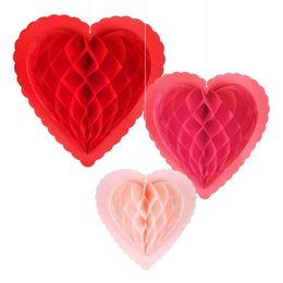 Honeycombs Hjärtan Hängande Dekoration