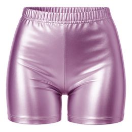 Hotpants Ljusrosa Metallic