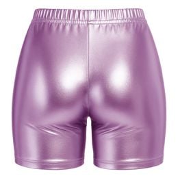 Bildspel - Hotpants Ljusrosa Metallic