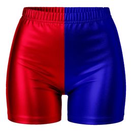 Hotpants Röd/Blå Metallic