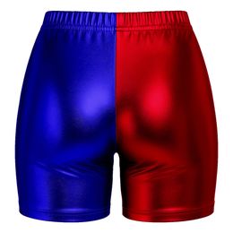 Bildspel - Hotpants Röd/Blå Metallic