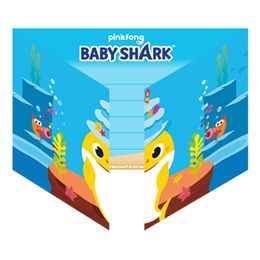 Inbjudningskort Baby Shark