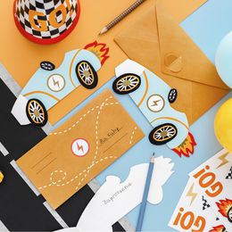 Lysbildefremvisning - Invitasjonskort Bil