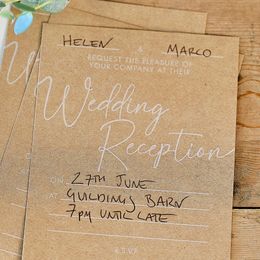 Lysbildefremvisning - Indbydelser Bryllup Natur