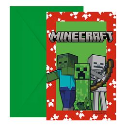Inbjudningskort & Kuvert Minecraft