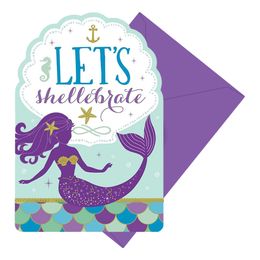 Invitasjonskort Mermaid Wished