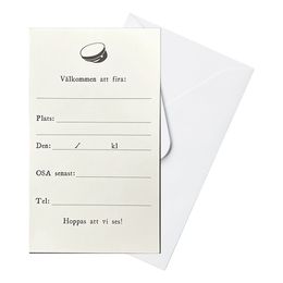 Bildspel - Inbjudningskort Studenten Guld