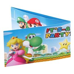 Invitasjonskort Super Mario