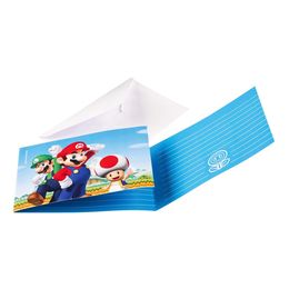 Lysbildefremvisning - Invitasjonskort Super Mario