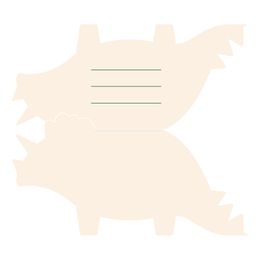 Lysbildefremvisning - Invitasjonskort Triceratops