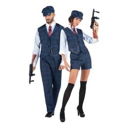 Lysbildefremvisning - Irsk Gangster Dame Karnevalskostyme