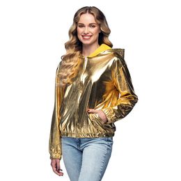 Jakke Metallic Guld