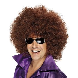 Jätteafroperuk Brun