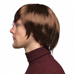 Bildspel - John Kort Brun Peruk