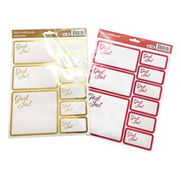 Juletiketter God Jul