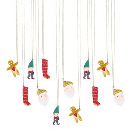 Julemærker Julefigurer med Snor