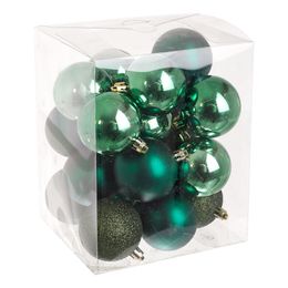 Julgranskulor Grön Mix